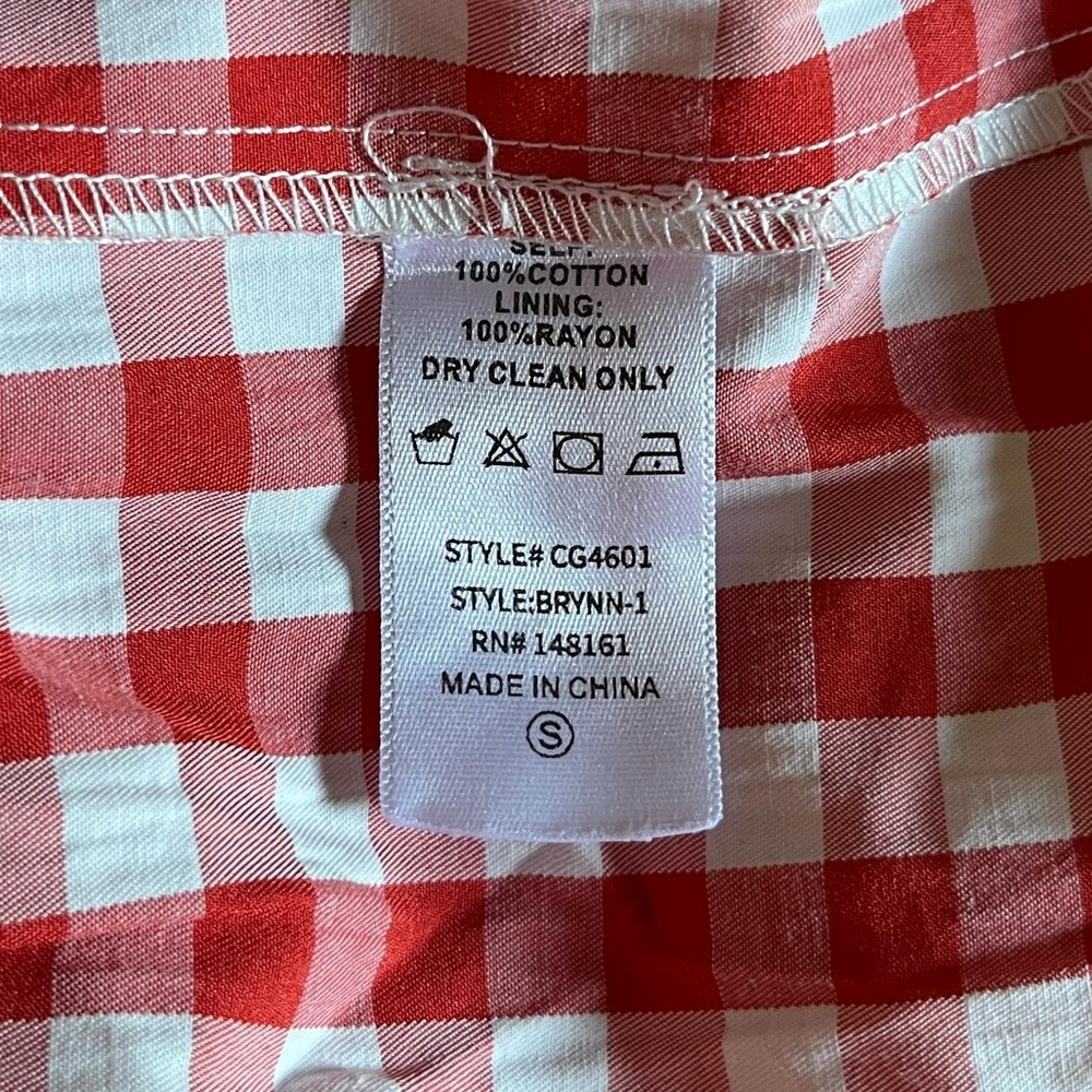 BUDDY LOVE Red Checkered Midi Dress - Picture 7 of 7